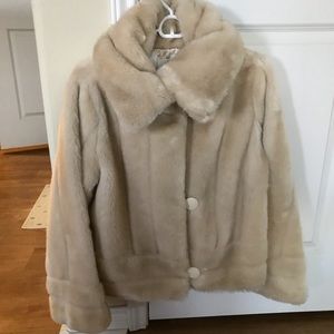 Faux fur jacket
